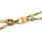CHANEL 1983 Collar con colgante de cadena de oro con círculo CC 69845, Imagen 3