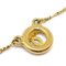 CHANEL 1983 Collar con colgante de cadena de oro con círculo CC 69845, Imagen 4