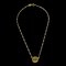 CHANEL 1983 Round CC Gold Chain Pendant Necklace 97882 1