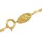 CHANEL 1983 Collar con colgante de cadena de oro CC redondo 97882, Imagen 4