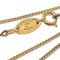 CHANEL 1984 Gold CC Faux Crystal Pendant Necklace 112171 4