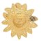 CHANEL 1986-1994 Lion Brooch Pin Gold 05214, Image 2