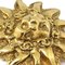 Chanel 1986-1994 Lion Earrings Clip-On Gold 2494 48571, Set of 2 2