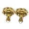 Chanel 1988 Crystal & Gold Cc Earrings Clip-On 23 87952, Set of 2 2