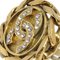 Chanel 1988 Boucles d'Oreilles Clip-On Crystal & Gold Cc 23 87952, Set de 2 3