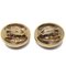 Chanel 1988 Crystal & Gold Earrings Clip-On 23 17236, Set of 2 3