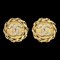 Chanel 1988 Crystal Gold Cc Boucles d'Oreilles Clip-On 23 17237, Set de 2 1