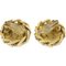 Chanel 1988 Crystal Gold Cc Boucles d'Oreilles Clip-On 23 17237, Set de 2 3