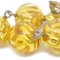 Chanel 1990 Clear Ball Earrings Clip-On 90563, Set of 2 3