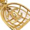 Chanel Birdcage Dangle Earrings Clip-On Gold 93P 64503, Set of 2 4