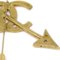 CHANEL 1993 Arrow CC Brooch Pin Gold 75162 3