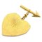 CHANEL 1993 Arrow Heart Brooch Pin Gold 16463 3