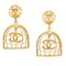 Birdcage Earrings in Gold from Chanel, Set of 2 1