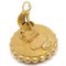 Chanel 1993 Button Earrings Gold Clip-On Ak38487K, Set of 2, Image 5