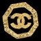 CHANEL 1993 Brooch Gold Clear 71353 1