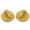 Chanel 1993 Button Earrings Clip-On Gold 93A 27331, Set of 2 3