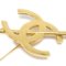 CHANEL 1993 CC And Arrow Brooch Pin Gold 93P 97884 2