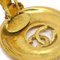CC Cutout Ohrringe in Gold von Chanel, 2 . Set 5