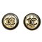 CC Cutout Round Earrings from Chanel, Set of 2 1