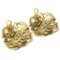 Chanel 1993 Diamond Faux Pearl Earrings Clip-On Gold 23 27149, Set of 2, Image 4