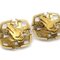 Chanel 1993 Diamond Faux Pearl Earrings Clip-On Gold 23 27149, Set of 2, Image 3
