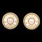 Chanel 1993 Faux Pearl Button Earrings Clip-On 83884, Set of 2 1