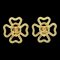 Chanel 1993 Floral Earrings Gold Clip-On 28 27791, Set of 2 1