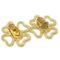 Chanel 1993 Floral Earrings Gold Clip-On 28 27791, Set of 2, Image 3