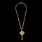 CHANEL 1994 Glocke Verspiegelte Halskette mit Goldkette 60002 1