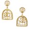 Birdcage Earrings in Gold from Chanel, Set of 2, Image 2