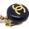 Tropfenförmige Perlenohrringe in Schwarz & Kunstleder von Chanel, 2 . Set 3