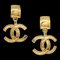 Chanel 1994 Cc Dangle Earrings Small 12098, Set of 2 1