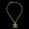 CHANEL 1994 CC Gold Chain Pendant Necklace 29 131502 1