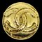 CHANEL 1994 CC Round Brooch Gold 00582, Image 1