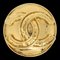 CHANEL 1994 CC Round Brooch Pin Gold Small 01116 1