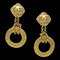 Chanel Dangle Hoop Earrings Clip-On Gold 29/2881 19722, Set of 2, Image 1