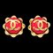 Chanel 1994 Earrings Red Gold Ak25893E, Set of 2, Image 1