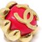 Chanel 1994 Earrings Red Gold Ak25893E, Set of 2, Image 4