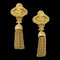 Chanel Fringe Earrings Clip-On Gold 94A 180535, Set of 2 1