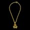CHANEL 1994 Filigrane Triple CC Gold Halskette 59827 1