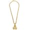 Dreifache CC Gold Halskette von Chanel 2