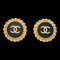 Pendientes de botón Chanel con clip negro 94P 131973. Juego de 2, Imagen 1