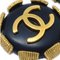 Chanel Button Earrings Clip-On Black 94P 141331, Set of 2, Image 2