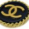 Chanel Button Earrings Black 94A 130775, Set of 2, Image 2