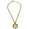 CC Halskette aus Gold und Gripoix von Chanel 1