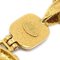 CHANEL 1994 Gripoix 'CC' Halskette aus Gold & Rot 80085 4