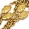 CHANEL 1994 Gripoix 'CC' Halskette aus Gold & Rot 80085 5
