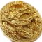 Chanel Button Earrings Gold Clip-On 94A 120508, Set of 2, Image 2