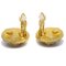 Chanel Button Earrings Gold-Plated Clip-On 94A 39033, Set of 2 3