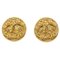 Gold CC Filigree Earrings from Chanel, Set of 2 1
